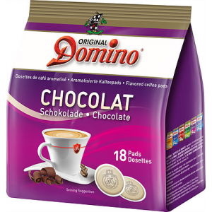 Domino  Kaffeepads 18St. a 7g Schokolade aromatisiert